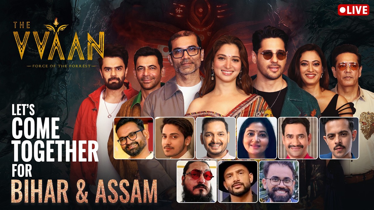 Bihar & Assam Flood Relief Live | VVAAN Cast, Balaji & TVF
