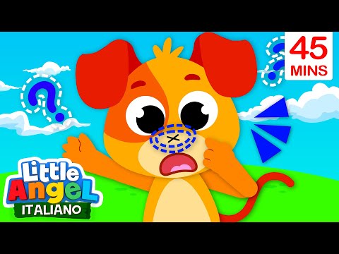 Bingo ha perso il naso!🐶👃🏼 Cartoni Animati con Gianni Piccino - Little Angel Italiano