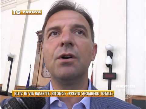 TG PADOVA (30/06/2016) - BLITZ IN VIA BASSETTE, BITONCI: «PRESTO SGOMBERO TOTALE»