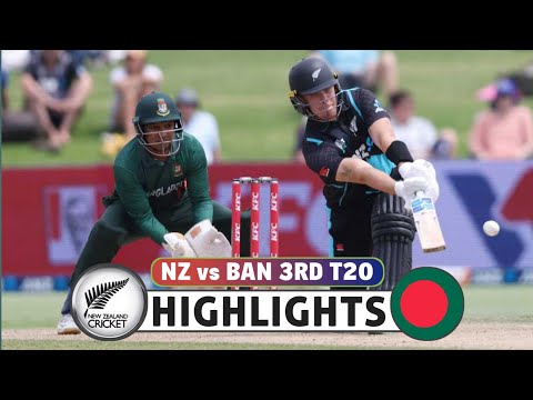 NZ vs BAN 3rd T20 2023 Highlights || NZ vs BAN T20 Highlights || BAN vs NZ 3rd T20 Highlights 2023