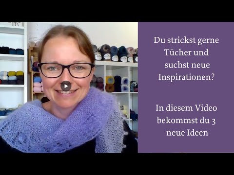 Drei Ideen Dreieckstücher zu stricken - einfache Muster, die sehr gut aussehen