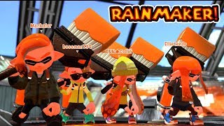 Splatoon 2 Rainmaker With Youtube Sponsors &amp; Twitch Subscribers!