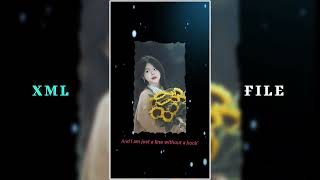 DJ PERFECT X LINE WITHOUT AHOOK SPEED UP ||[NEW TREND]|| ALIGHT MOTION PRESET {XML FILE 🗃️≈✅