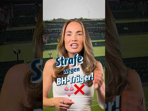 Weiß ist Pflicht: Strafe wegen BH-Träger bei Wimbledon? | Sportschau