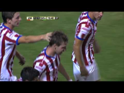 Gol de Riaño. Unión 1 - San Martín 1. Fecha 4. Primera División 2016