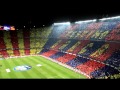 Камп Ноу поёт гимн Барселоны Самый крутой стадион!!!! 