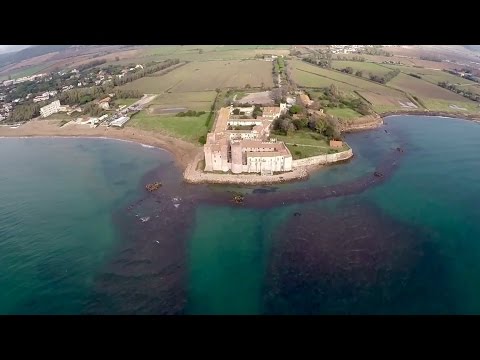 Riprese mozzafiato del Castello di Santa Severa ripreso da un Drone...