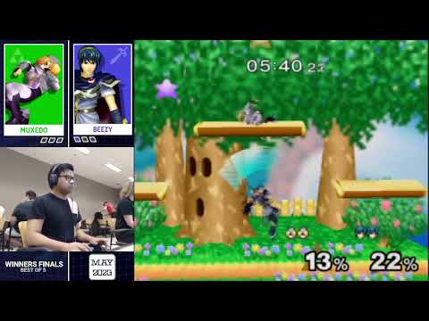 Muxedo (Sheik) vs. Beezy (Marth) - Winners Finals - Flatty May 2023