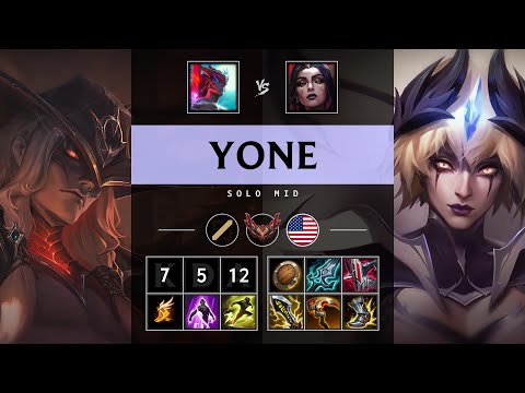 Yone Mid vs LeBlanc - NA Grandmaster Patch 25.14