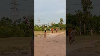 Full toss ball top edge goes for six runs #six #sixers #boundary #bowler #hitting