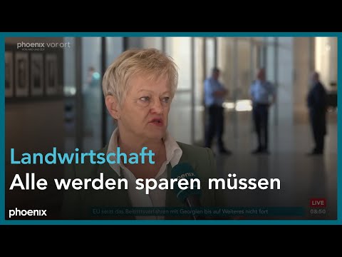 bundestagsgespräch mit Renate Künast und Albert Stegemann zur Landwirtschaftspolitik am 28.06.24