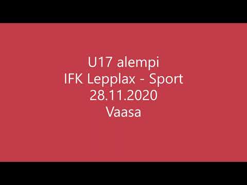 U17 alempi, Sport - IFK Lepplax, 28.11.2020 Vaasa