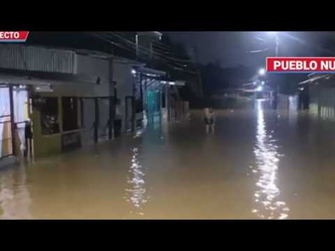 Limón amaneció inundado este jueves