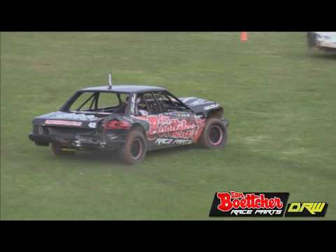 Modified Sedans - Heat 2 - IBRP Golden Helmet Series - Kingaroy Speedway - 22.10.16