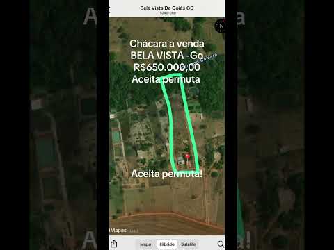 Chácara em bela vista de Goiás a venda