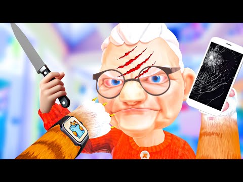 ❄️ CAT DESTROYS EVERYTHING IN GRANDMA'S APARTMENT! | I am a Cat VR |