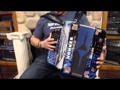 HANCIIBLBK - Blue Black Hohner Anacleto Rey del Norte II 3 Switch EAD Mi