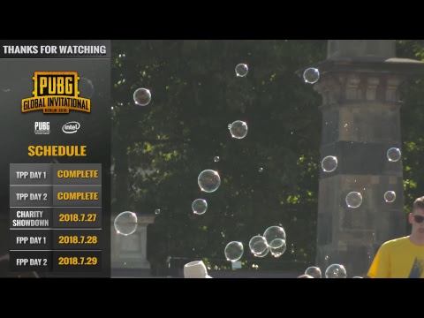 EN: PUBG Global Invitational (PGI) 2018 - Day 2 (TPP)