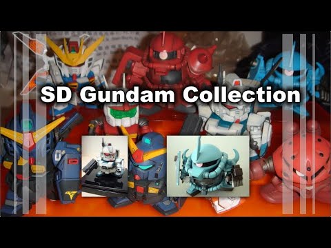 SD Gundam Collection RX178 EZ8 GP02A GP03D GX9900 MAX004 MS06S MS07B3 MSM07S MSZ00, MSZ100 RX77 RX93