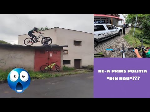 Am SĂRIT de pe Garaje și a Venit POLITIA | Bike Vlog Nebun