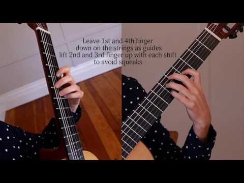Villa-Lobos Etude 1 left hand fingering slow