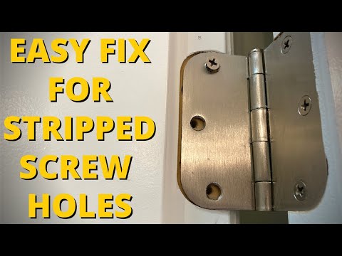 Hinge Hole Repair FAST, EASY, STRONG!