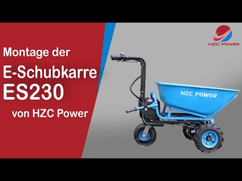 Montageanleitung unserer elektrischen Schubkarre (ES230)