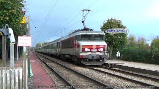 preview picture of video 'BB 15025 SNCF de passage à JAUX'