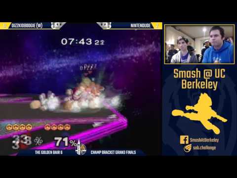 The Golden Bair 6 - Champion Bracket Grand Finals: DizzKidBoogie vs Nintendude [L]