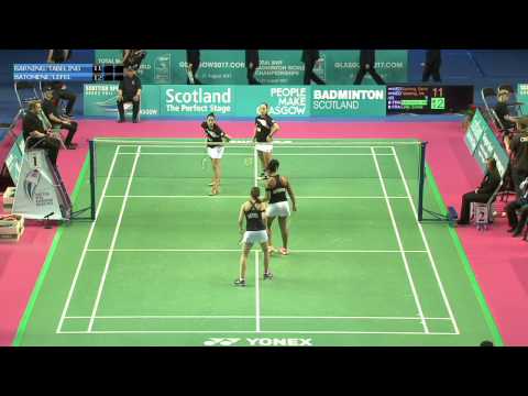 Badminton - Barning / Tabeling vs Batomene / Lefel (WD, R32) - Scottish Open 2015