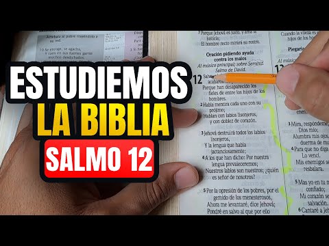 Cómo ESTUDIAR la BIBLIA correctamente Salmo 12