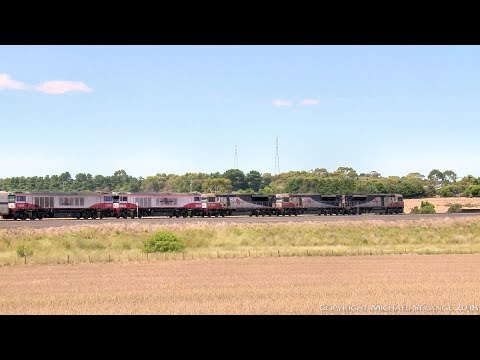 SCT's PM9 With Five Locomotives - PoathTV Australian Trains & Railways