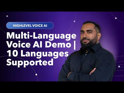 Lesson 1.3 - Multi-Language Voice AI Demo | 10 Languages Supported