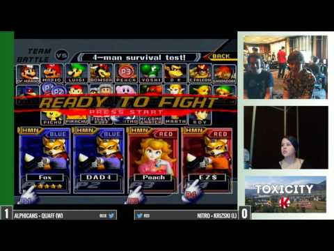 Toxicity 2016 Melee - Alphicans + Quaff vs Krizki + Nitro - Grand Finals