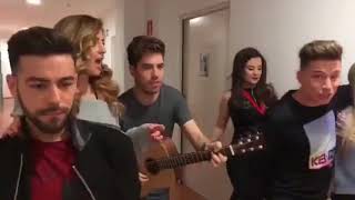 Roi, Mimi, Raoul, Agoney, Thalia, Nerea, Marina, J Antonio. A-YO (Lady Gaga) (versión 2)  5-2-18
