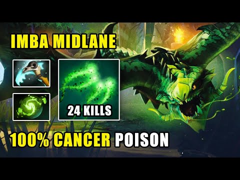 IMBA 7.34 Universal Carry Viper  Unlimited Poison DPS Crush Midlane