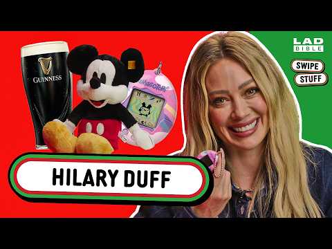 Hilary Duff Reacts To ASMR, Guinness, and Retro Tamagotchis | Swipe Stuff