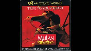 98 degrees and Stevie Wonder ‎– True To Your Heart