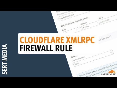 How To Use CloudFlare To Block XMLRPC.php Spam In WordPress & How To Whitelist JetPack From It