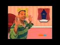 Blue S Clues Steve Kevin Duarte Jospeh And Blue Sing The Mailtime Song Quietly