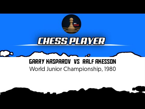 Garry Kasparov vs Ralf Akesson • World Junior Championship, 1980