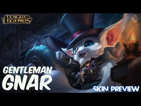 GENTLEMAN GNAR - Skin Preview Gameplay - League of Legends - 【PBE】