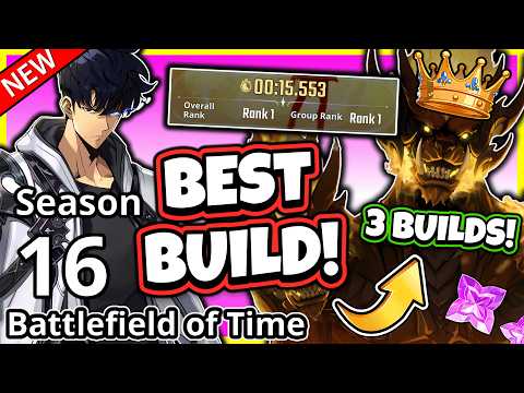 CERBERUS 15s BATTLEFIELD OF TIME BEST BUILD GUIDE! 3 BUILDS! [Solo Leveling: Arise]