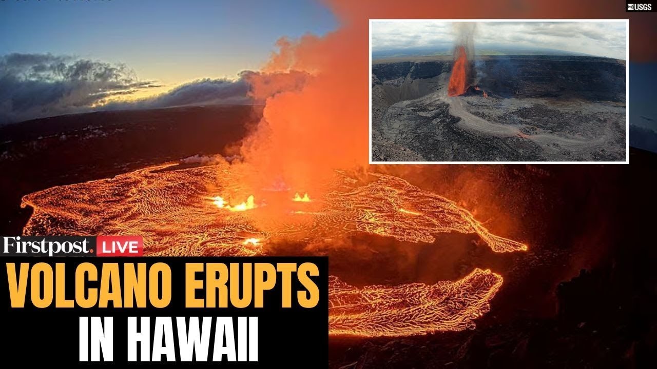 Kilauea Volcano LIVE: Kilauea Volcano Spews Lava as It Erupts in Hawaii | N18G