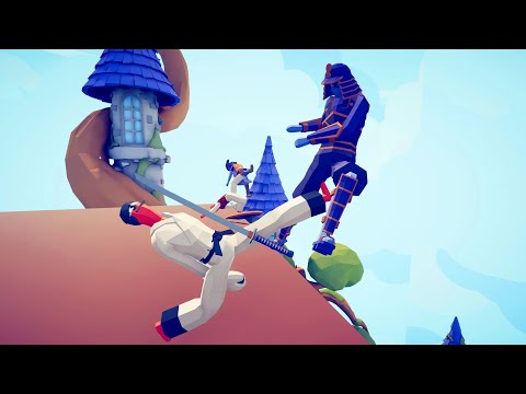 KICKBOXER + TAEKWONDO 2v2 EVERY UNIT - Totally Accurate Battle Simulator TABS