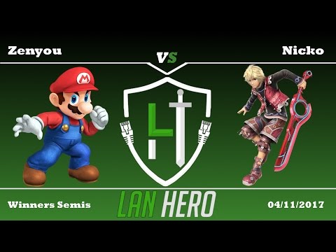 LAN Hero Tuesday #23 eM | Zenyou (Mario) Vs FAD | Nicko (Shulk) - Winners Semis
