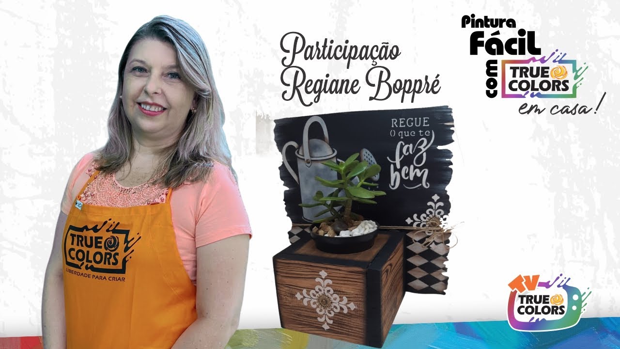 Placa com floreira - Regiane Boppré