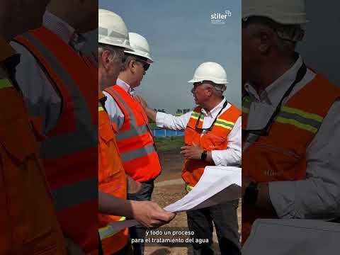 Visita del Sr. Presidente de OSE a obra en Young