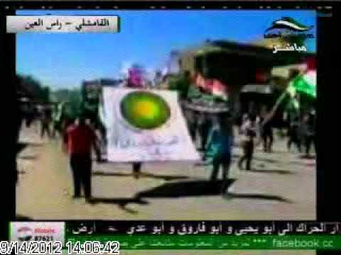 تغطية تلفزيونية لأحداث جمعة ادلب مقبرت الطائرات على قناة سوريا الشعب