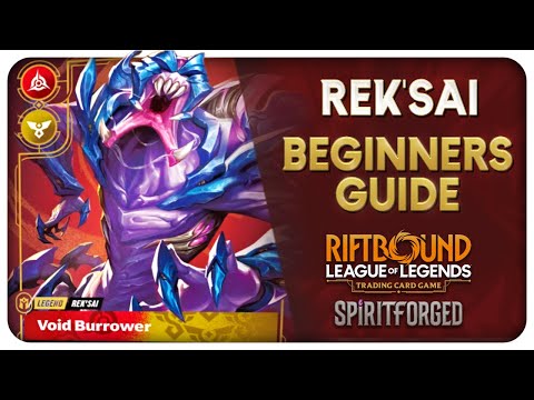 Aggression Without Overthinking | Rek'sai Beginners Guide | Riftbound TCG Spiritforged